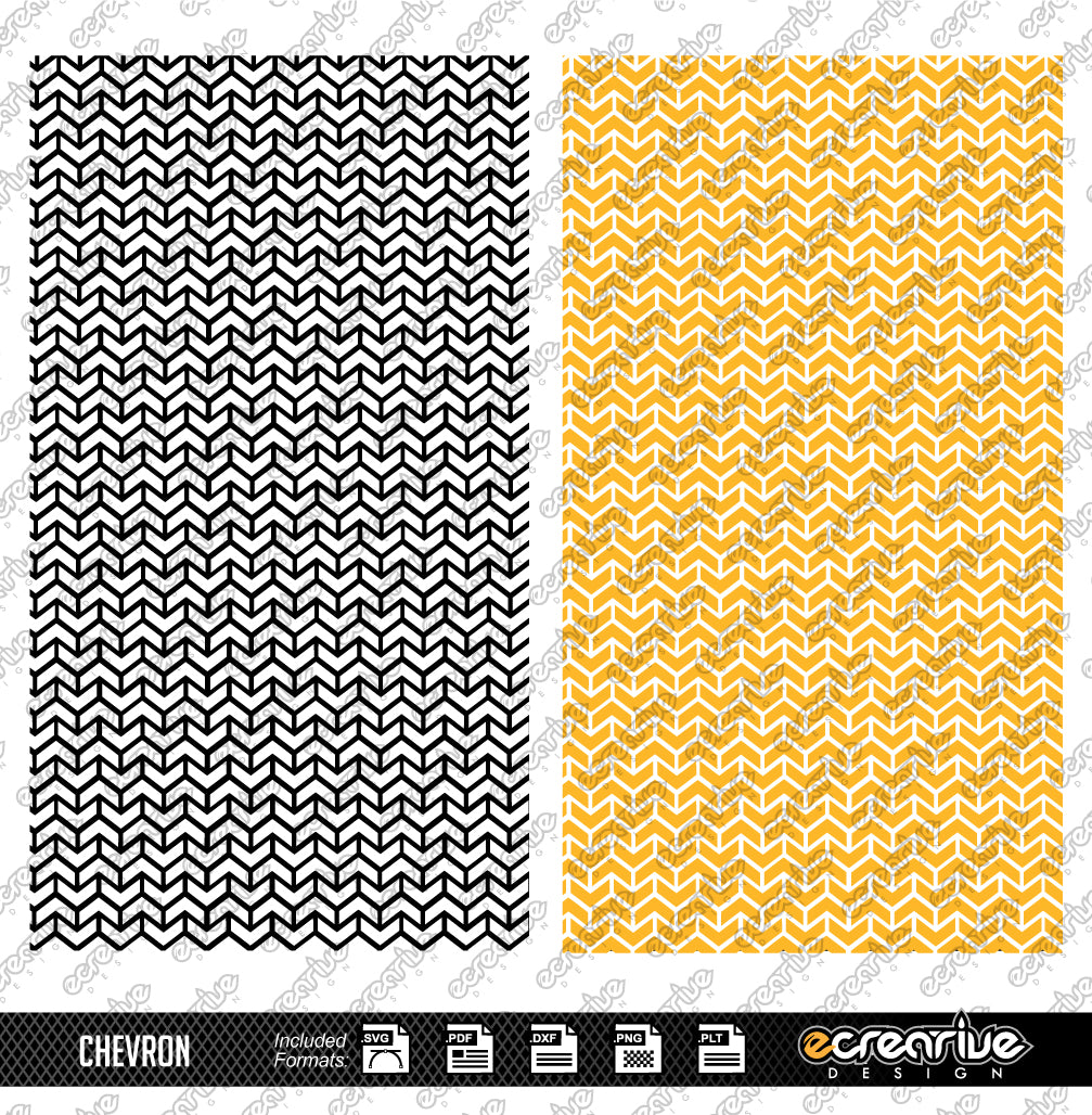 CHEVRON Vector Laser Stippling Pattern Template