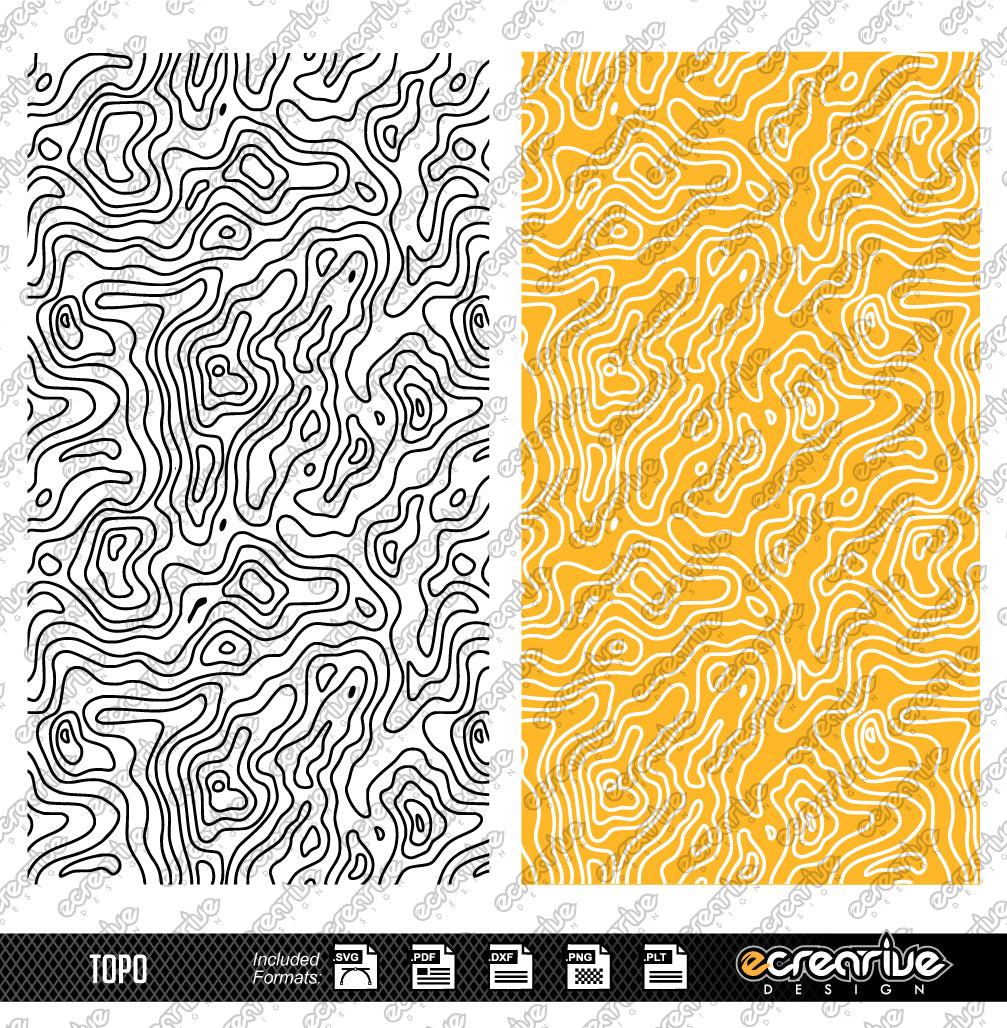 TOPO Vector Laser Stippling Pattern Template