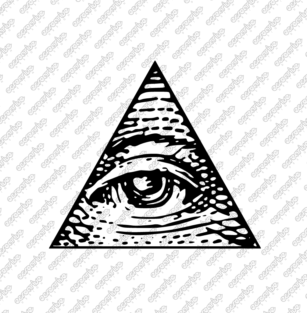 Illuminati All Seeing Vector Design