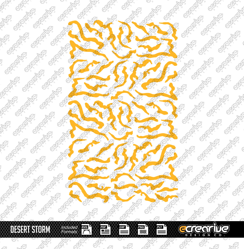 DESERT STORM DCU Camo Cerakote Stencil Digital Template