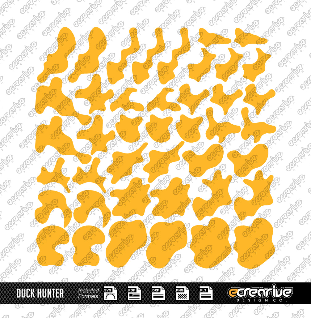DUCK HUNTER Camo Cerakote Stencil Digital Template