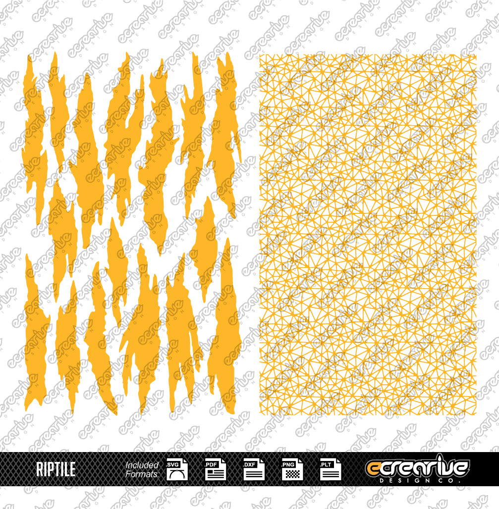 RIPTILE Camo Cerakote Stencil Digital Template