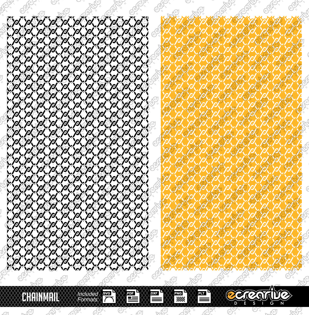 CHAINMAIL Vector Laser Stippling Pattern Template