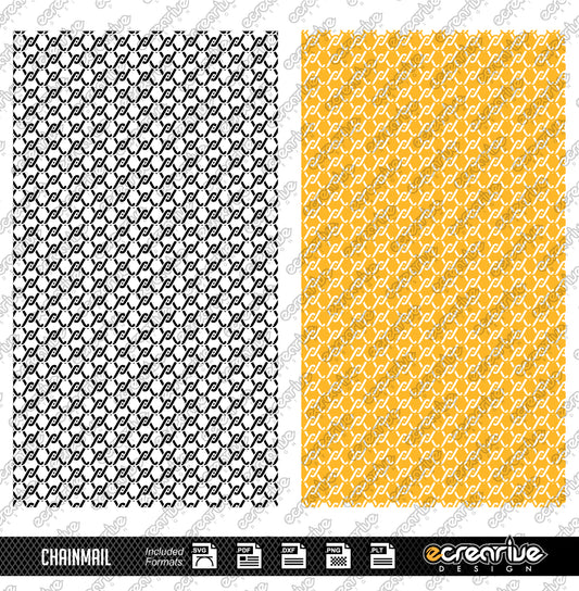 CHAINMAIL Vector Laser Stippling Pattern Template