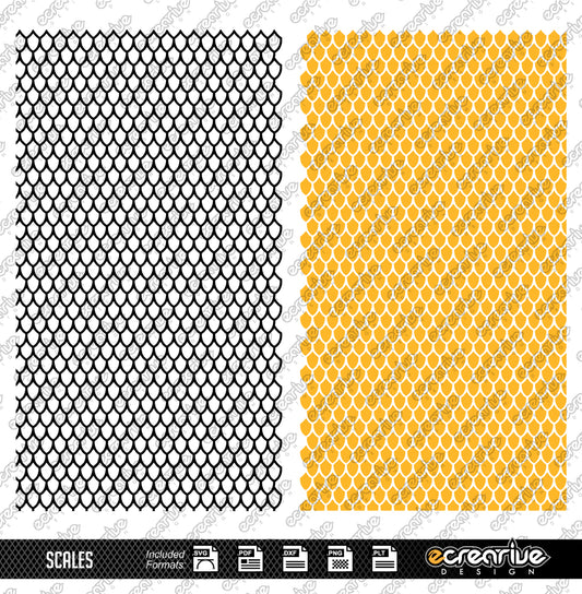 SCALES Vector Laser Stippling Pattern Template