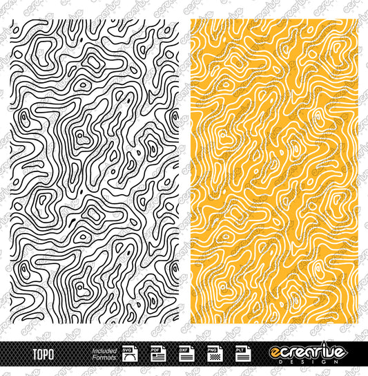 TOPO Vector Laser Stippling Pattern Template