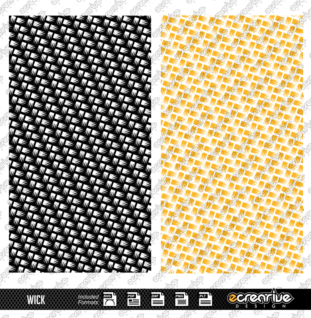 WICK Vector Laser Stippling Pattern Template