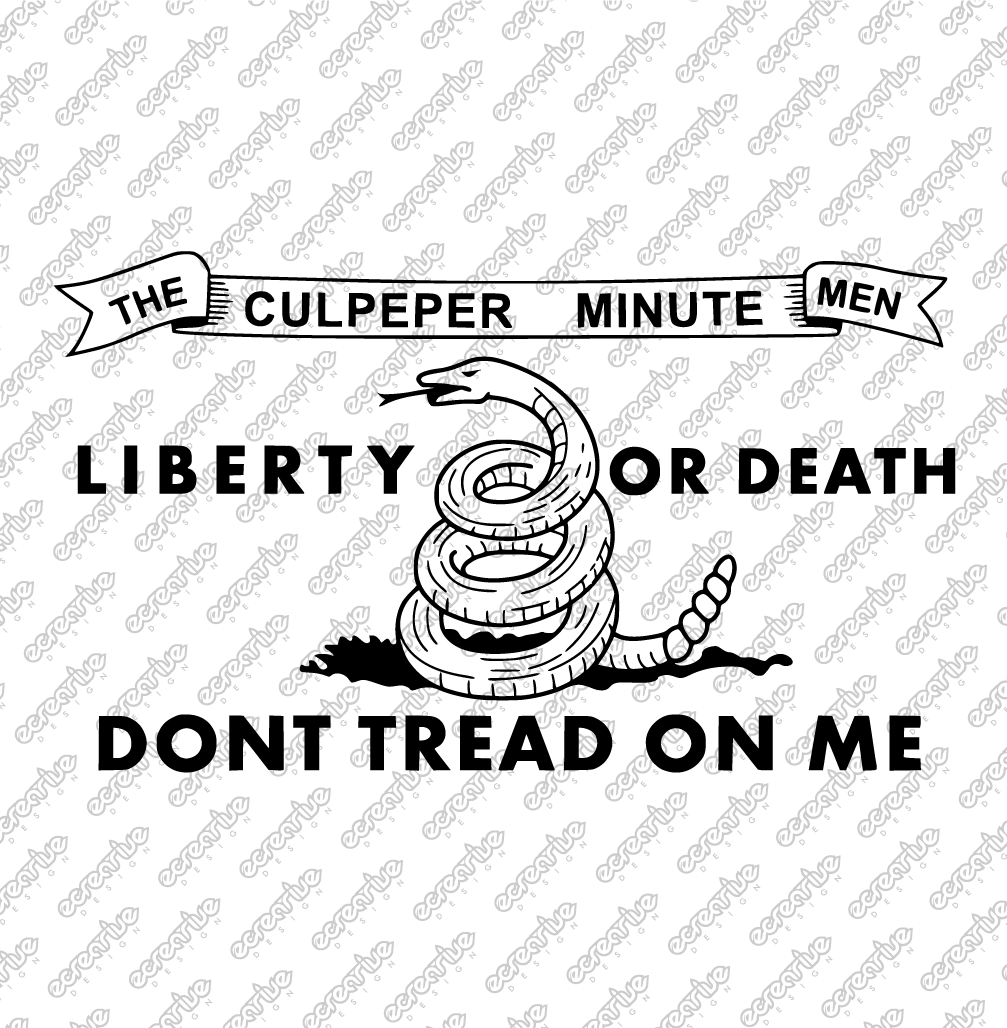 Dont Tread On Me Vector Design