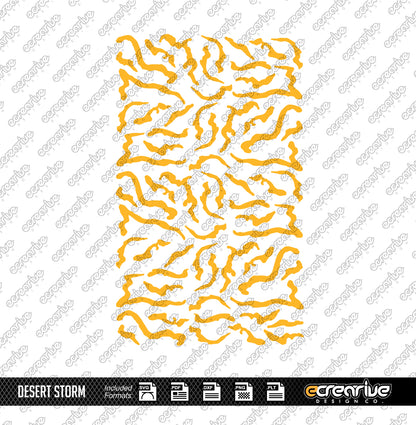 DESERT STORM DCU Camo Cerakote Stencil Digital Template