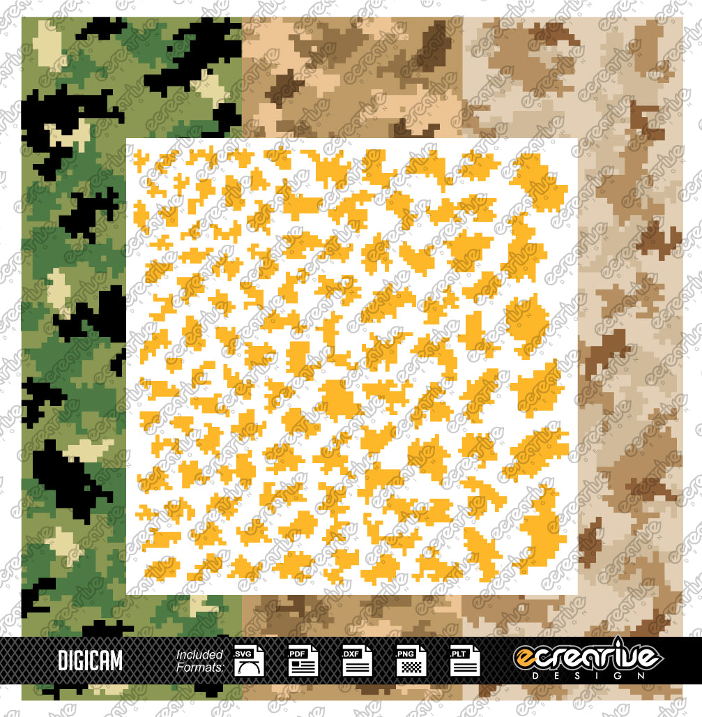 DIGITAL Camo Cerakote Stencil Digital Template