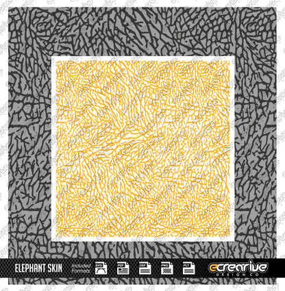 ELEPHANT SKIN Camo Cerakote Stencil Digital Template