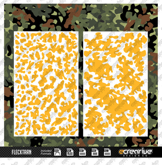 FLECKTARN Camo Cerakote Stencil Digital Template