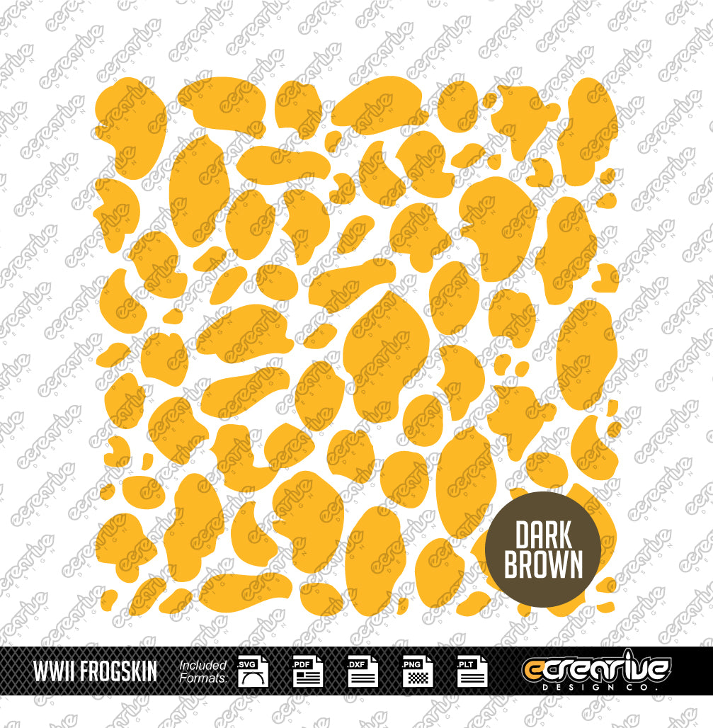 WWII FROGSKIN Camo Cerakote Stencil Digital Template