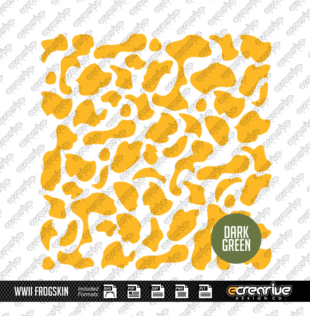 WWII FROGSKIN Camo Cerakote Stencil Digital Template