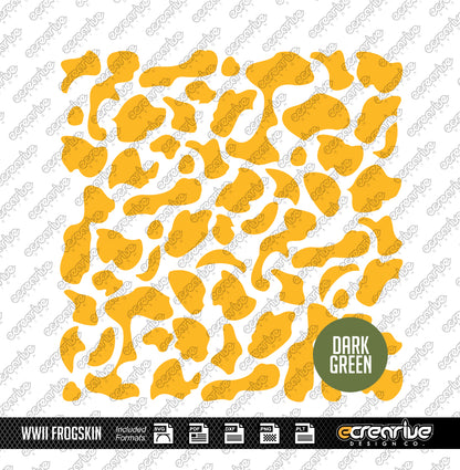 WWII FROGSKIN Camo Cerakote Stencil Digital Template