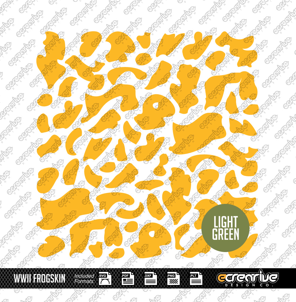 WWII FROGSKIN Camo Cerakote Stencil Digital Template