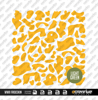 WWII FROGSKIN Camo Cerakote Stencil Digital Template