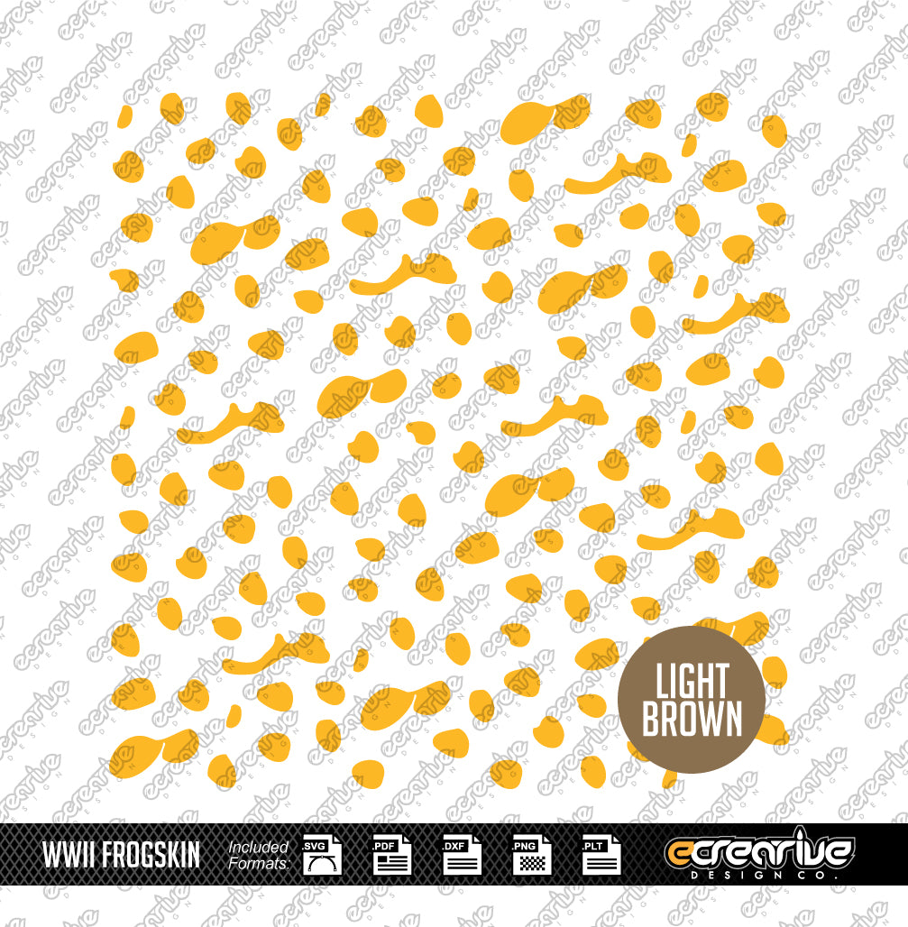 WWII FROGSKIN Camo Cerakote Stencil Digital Template