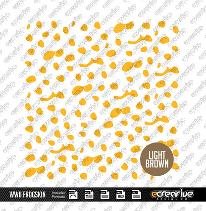 WWII FROGSKIN Camo Cerakote Stencil Digital Template