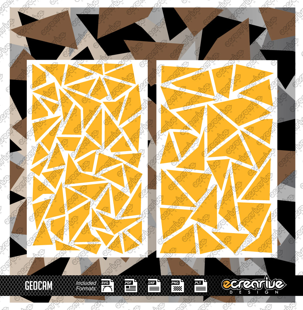 GEOCAM Camo Cerakote Stencil Digital Template