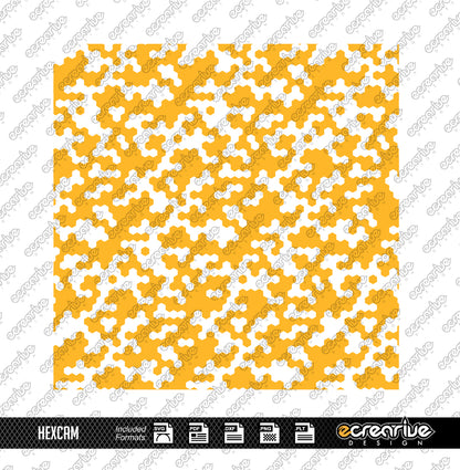 HEXCAM Camo Cerakote Stencil Digital Template