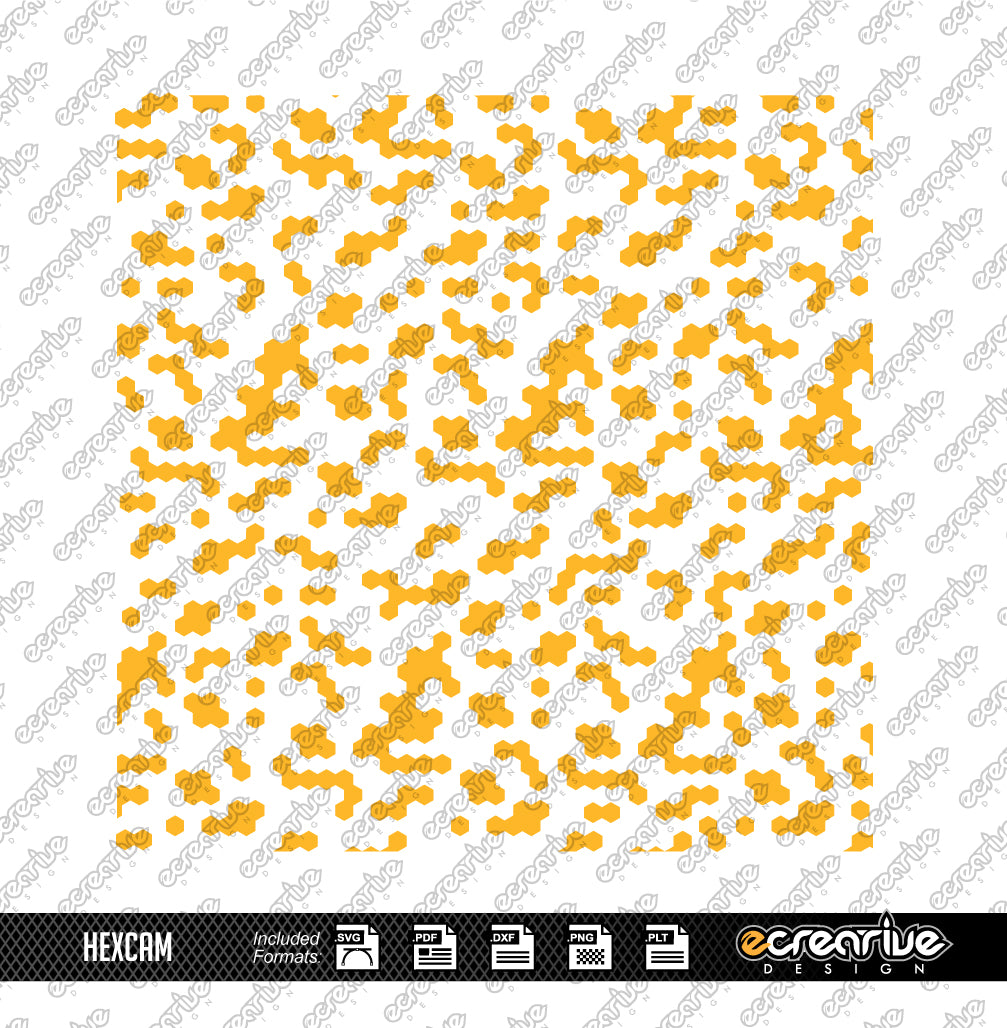 HEXCAM Camo Cerakote Stencil Digital Template