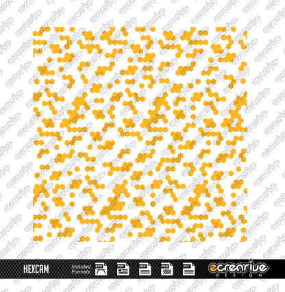 HEXCAM Camo Cerakote Stencil Digital Template