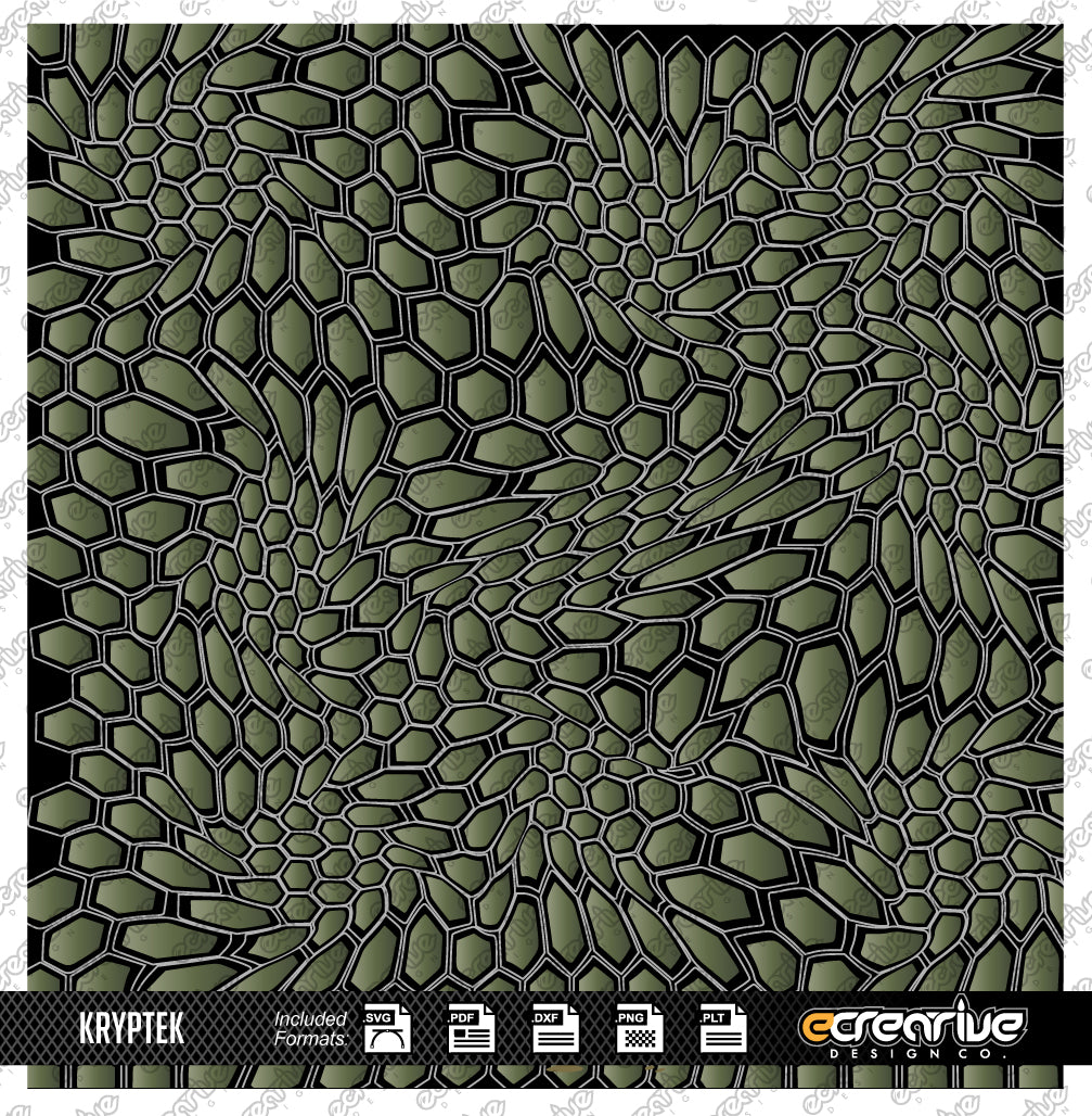 KRYPTEK Camo Cerakote Stencil Digital Template