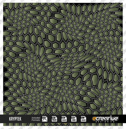 KRYPTEK Camo Cerakote Stencil Digital Template
