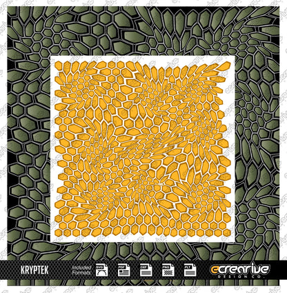 KRYPTEK Camo Cerakote Stencil Digital Template