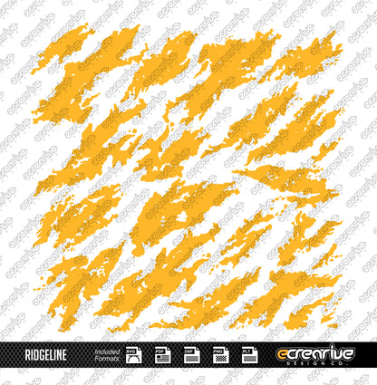 RIDGELINE Camo Cerakote Stencil Digital Template