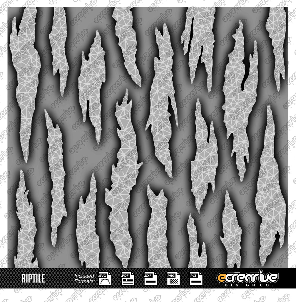 RIPTILE Camo Cerakote Stencil Digital Template