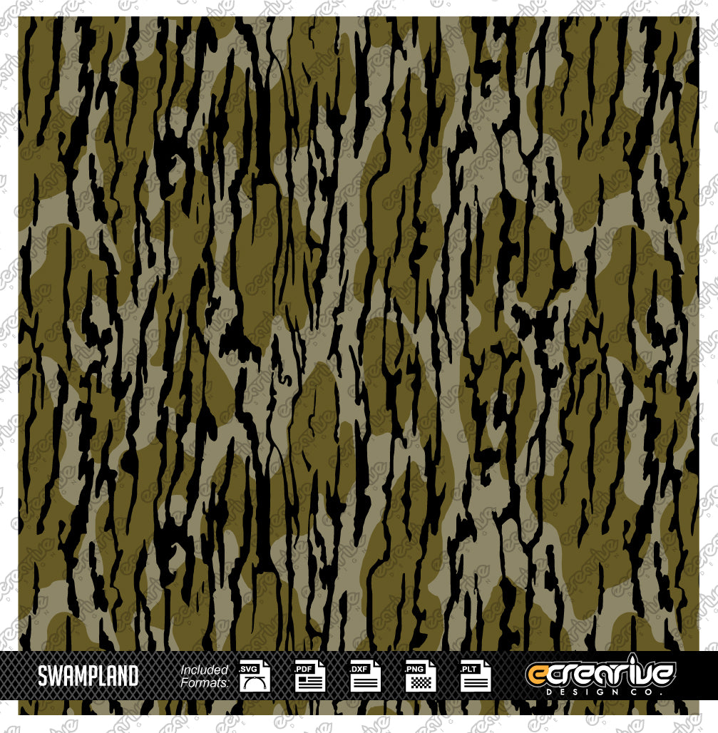 SWAMPLAND Camo Cerakote Stencil Digital Template