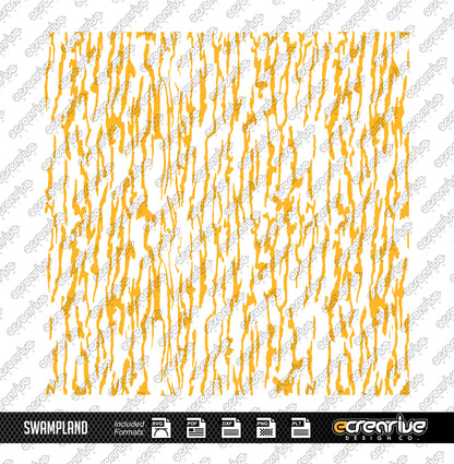 SWAMPLAND Camo Cerakote Stencil Digital Template