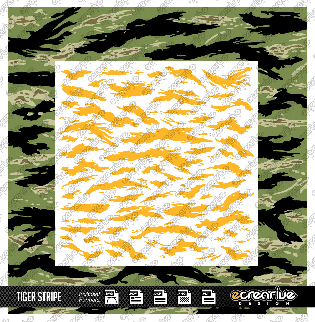TIGER STRIPE Camo Cerakote Stencil Digital Template