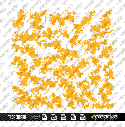 TROPENTARN Camo Cerakote Stencil Digital Template